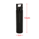 Aluminum EDC Survival Tools Kit Waterproof Seal Bottle Tank Capsule Storage Container