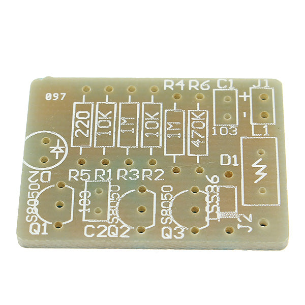 5Pcs 3-12V GSM Mobile Phone Signal Flashlight DIY Kit Electronic Circuit Training Suite