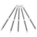 KSGER 5pcs T12-BC2/T12-I/T12-B/T12-K/T12-24 Soldering Iron Tips Soldering Tips