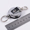 4cm High Resilience Steel Wire Rope Chain Recoil Metal Retractable Key Chain Alarm Key Ring