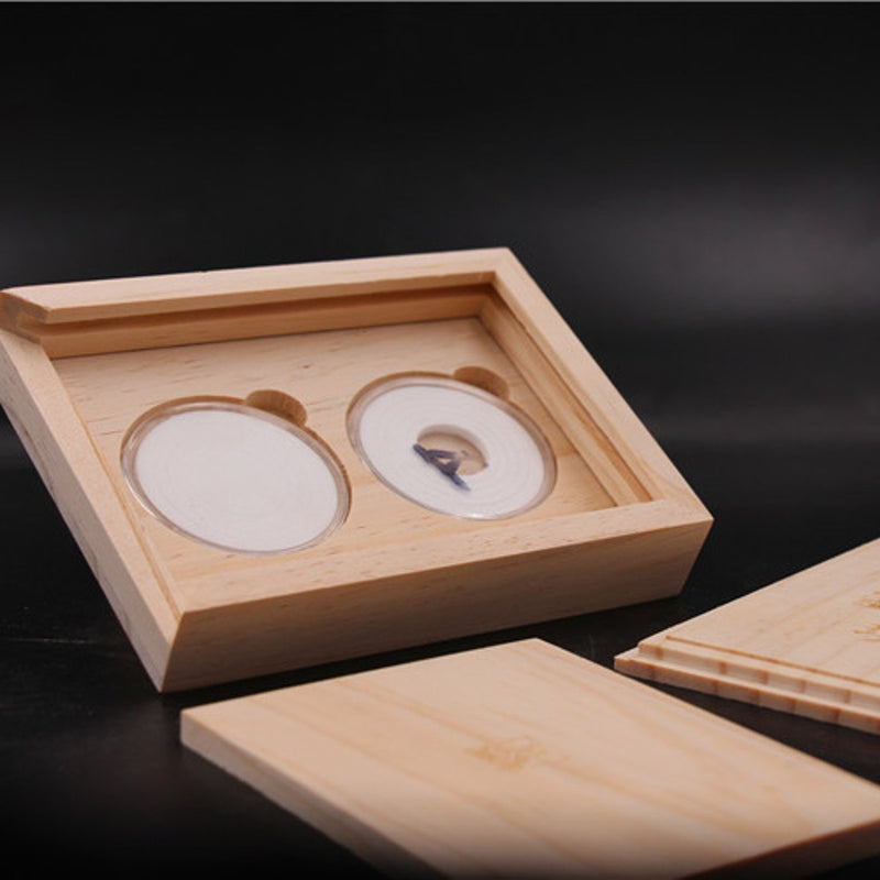 Wooden Coin Storage Box Collector NGC PCGS ICG Coin Slab Display Case Cabinet Holder