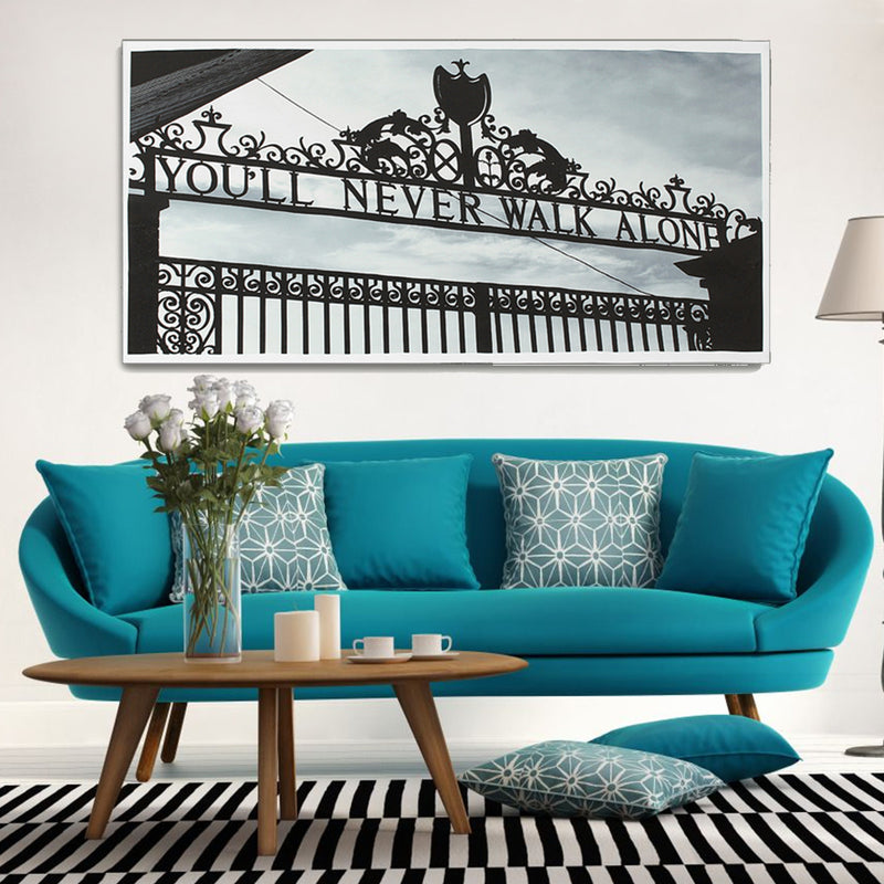 AU Print Wall Decor Black White Door Paintings Art Canvas Pictures Room Poster