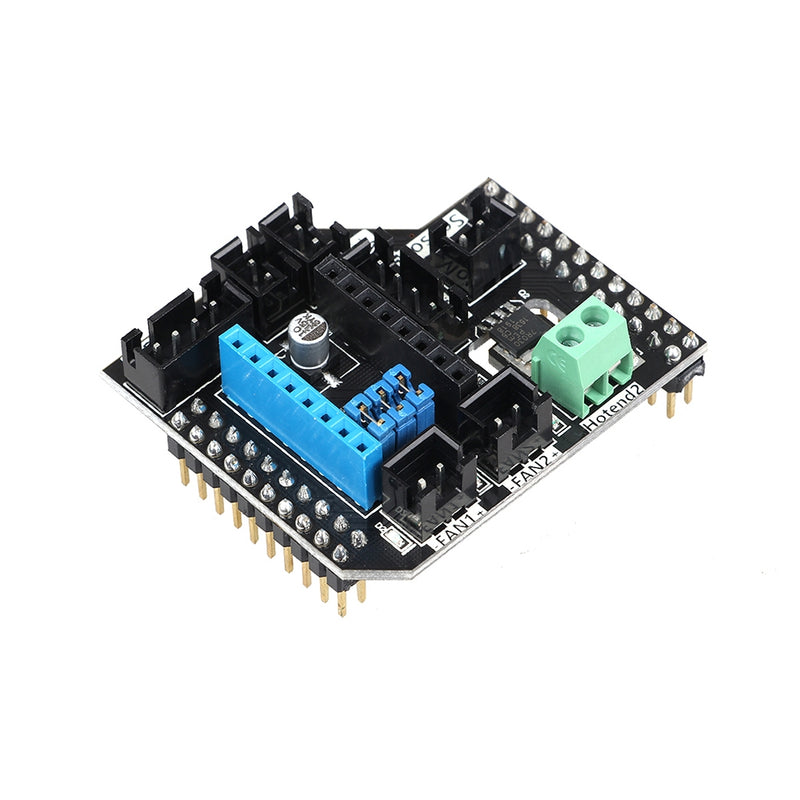 Lerdge Dual Extruder Module 2 in 1 Out/2 in2 Out Module With DRV8825 For 3D Printer LERDGE-S Board