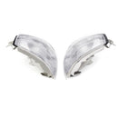Clear Side Corner Light Turn Signal Lamp Cover Pair for Mercedes-Benz C Class W202 1994-2000