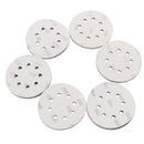 50pcs 125mm 8 Holes Hook Loop Sanding Discs 40/60/80/100/120 Grit Sander Pad Set