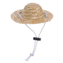 Cute Cat Puppy Pet Glasses Eye Wear Sunglasses Straw Hat Photo Props Cool Toys