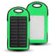 Portable 4000mAh Solar Powered System LED USB Battery Charger Box Case for Camping Outdoor
