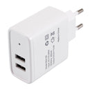 EU 5V 2.4A Dual USB Charger Power Adapter Intelligent Recognition For Smartphone Tablet PC