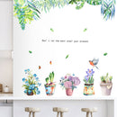 Miico FX82026 2 PCS Flower Printing Sticker Decorative Sticker Sofa Background Wall Sticker DIY Sticker