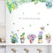 Miico FX82026 2 PCS Flower Printing Sticker Decorative Sticker Sofa Background Wall Sticker DIY Sticker