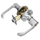 Stainless Steel Three-Bar Hand Door Lock Indoor Bedroom Door Bathroom Core 40-55mm Door Lock