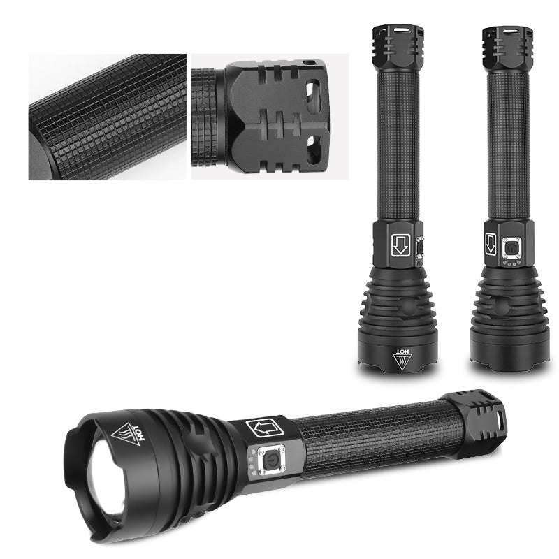 XANES 1909 XHP90 2500 Lumens 3 Modes Zoomable USB Rechargeable Flashlight Outdoor 18650/26650 Flashlight LED Torch Light Flashlight Led Flashlight 18650 Flashlight Torch