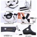 10X Soldering Magnifier Desk Lamp Repair Clamp Desktop Magnifying Glasses with 18 LED Light