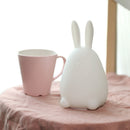 Rabbit LED Night Light Silicone Pat Control Multicolor for Children Baby Nursery Breathing Moon Lamp