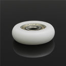 10pcs 5*23*7mm Nylon Plastic Carbon Steel Bearings Pulley Wheels Embedded Groove Ball Bearings