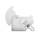 Machifit 50mm Stainless Steel Welding Gauge Bridge Cam Gauge Test Ulnar Welder Inspection Gage