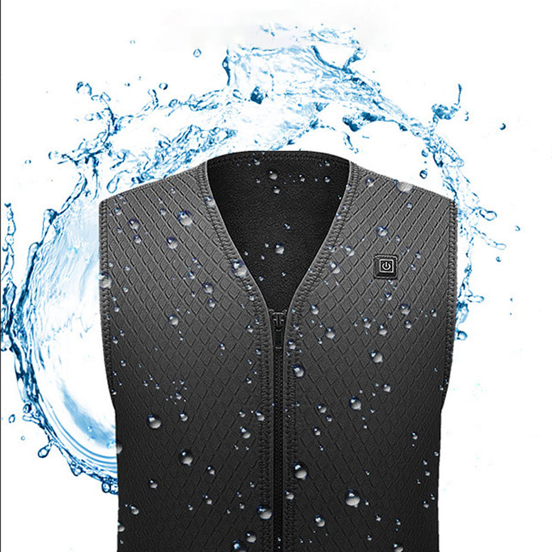 Women Intelligent Winter Electric Heating Waistcoat USB Sleeveless Vest Temperature Control