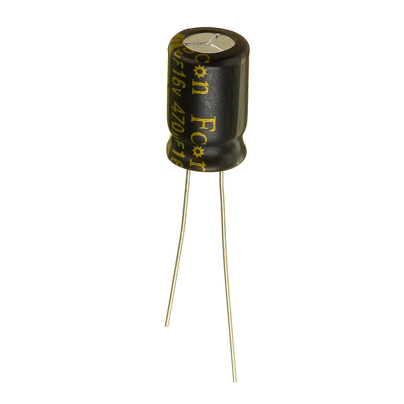 470uF 16V 105C Radial Electrolytic Capacitor Component 8 x 11 mm