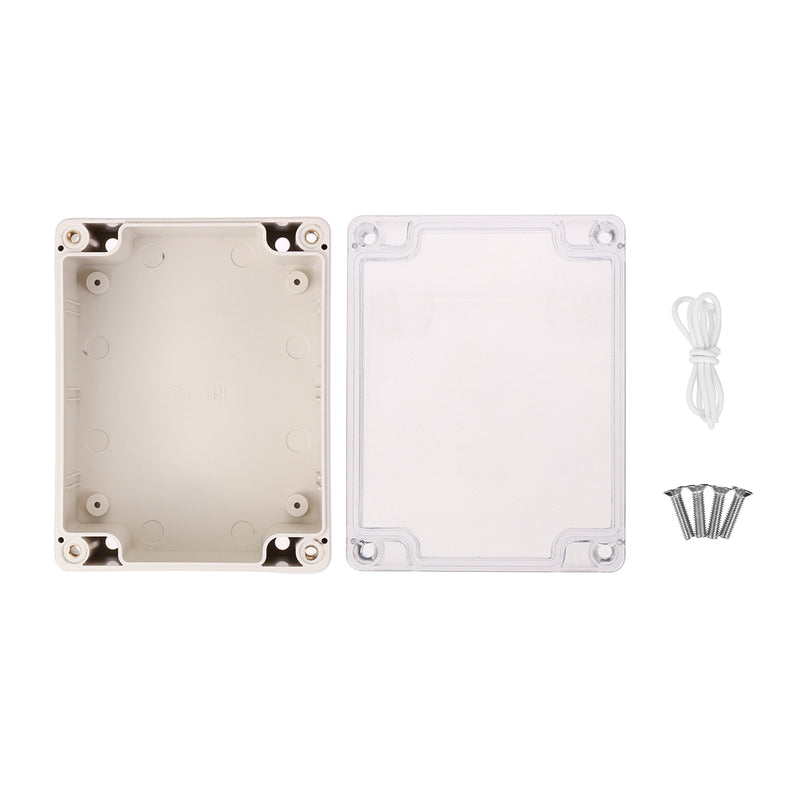 Plastic Waterproof Electronic Project Box Clear Cover Electronic Project Case 115*90*55mm