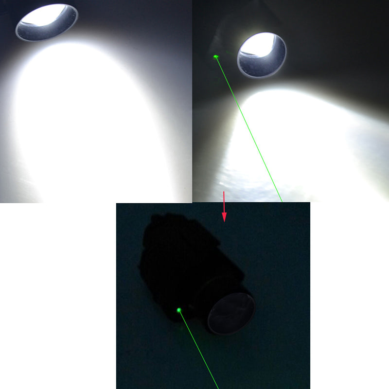 RichFire SF-P22 XPG-2 3 Modes 532nm Laser Zoomable Tactical Pistol Flashlight Outdoor Hunting Green Dot Sight Light