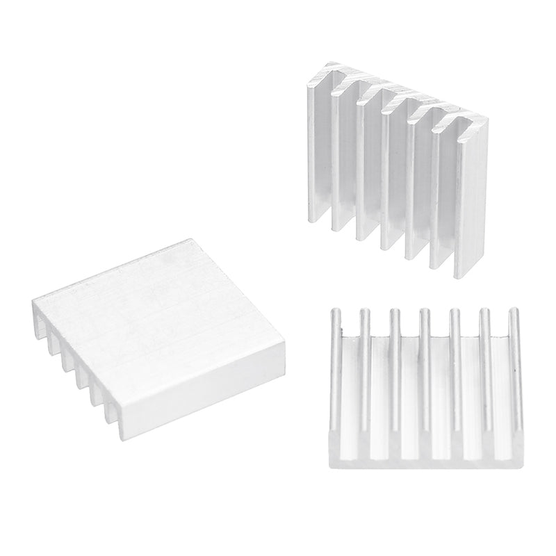 300Pcs 14x14x4mm Aluminum Radiator Chip Heat Sink