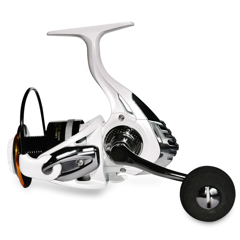 Fishdrops HB4000-7000 5.5:1/4.7:1 12+1BB Lightweight Fishing Reel Double Screw Rocker Spinning Reel