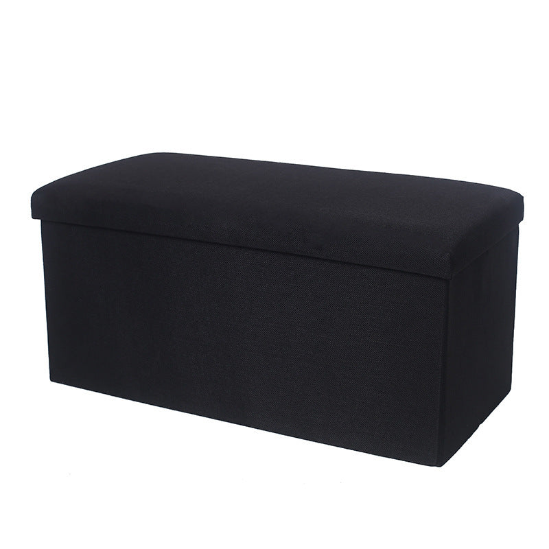 Multifunctional Foldable Storage Stool Box Shoe Bench Fabric Storage Stool Folding Chair