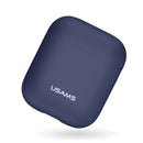 USAMS US-BH502 Mini Earphone Case Liquid Silicone Cover Waterproof Protective Bag for AirPods