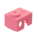 3pcs Pink Universal Hotend Block Insulation Sock Silicone Case For 3D Printer