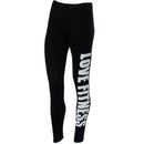 Athleisure Letter Printed Yoga Running Sport Workout Pant High Waist Cropped Legging Fitness