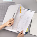 XIAOMI Ecosystem Deli 93951 Organ Bag 13 Grids A4 Expanding File Folder Student Paper Booklet Container Business Multi-function Conference Desktop Document Organizer