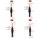 4pcs 6#/8#/10#/12# Hex Shank Carpentry Countersink Drill Bit Set with Wrench Woodworking Tool