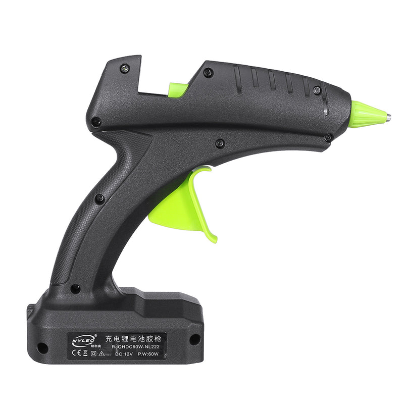 60W Cordless Hot Glue G un Trigger Melt Electric Heating DIY Adhesive Repair Tool