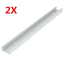 2pcs 12 Inch 300mm T-tracks T-slot Miter Track Jig Fixture Slot For Router Table