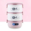 QICAR Lunch Box Thermal Stainless Steel Food Storage Container Leakproof Eco-friendly Bento Box