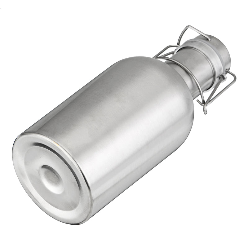 1L Single Layer Stainless Steel B eer W-ine Beverage Pot Bottles Barrel B-eer Pot