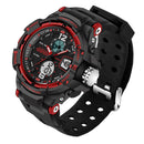 STRYVE S8012 Chronograph Luminous Week Display Waterproof Men Sport Dual Display Digital Watch