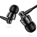 PTM D11 Super Bass Earphone Sport Noise Canceling Volume Control Headset Metal Headphone