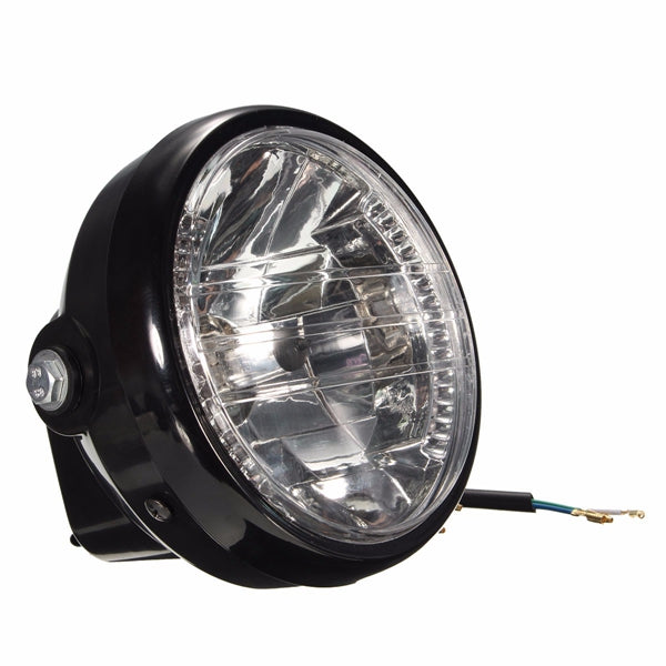 7inch H4 35W Motorcycle Headlight Amber LED Turn Signal Indicators For Harley Honda