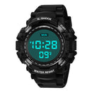 HONHX 53X-801 Men Men Luminous Display Stopwatch Alarm Clock Digital Watch
