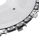 Drillpro Upgrade 5 Inch Grinder Chain Disc 22mm Arbor 14 Teeth Wood Carving Disc For 125mm Angle Grinder