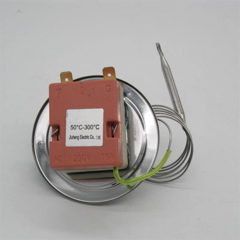 Thermostat AC220V 16A Dial Temperature Control Switch Sensor for Electric Oven 50-300C Dial Specially Designed Thermocouple
