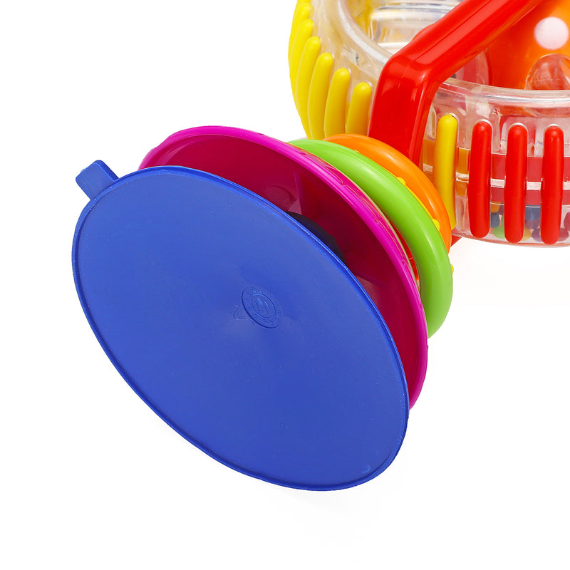 Baby Kid Rainbow Creative Observe Ferris Wheel Rattle Educational High Chair Toys