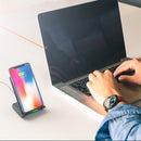 Bakeey K9 Qi 15W Dual Coil Fast Charging Wireless Dock Charger Pad Station for Samsung S10+ Xiaomi 9T 9Pro HUAWEI P30Pro