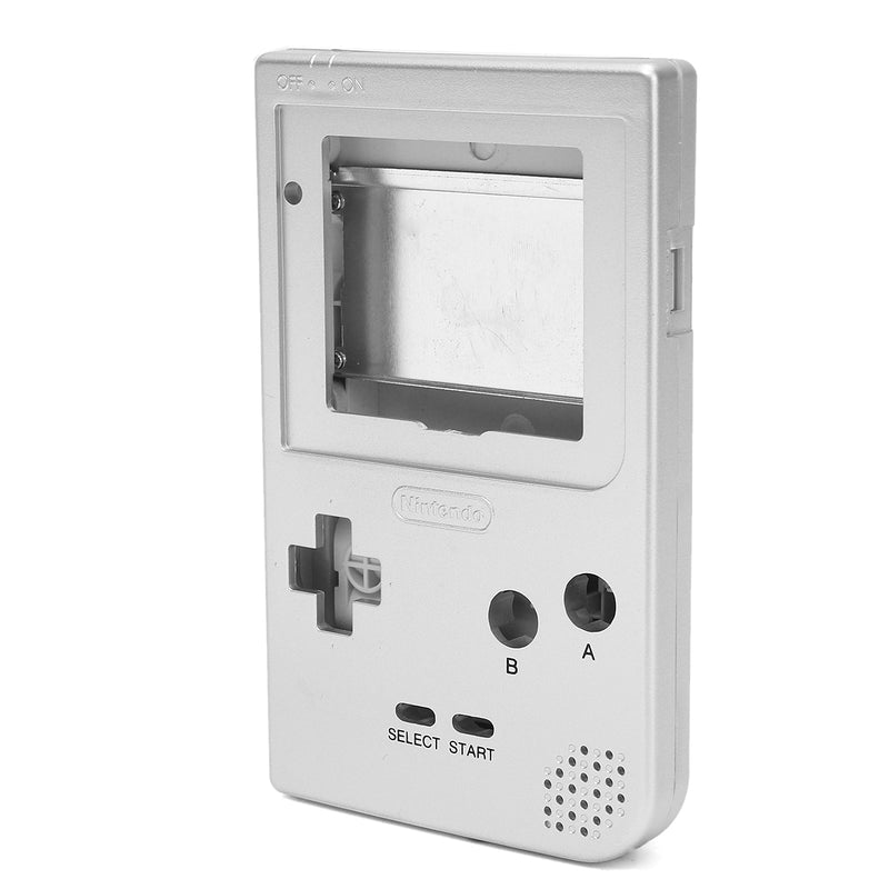 Silver Full Housing Shell Case Cover Part for Gameboy Pocket GBP Full Parts Replacement Accessories