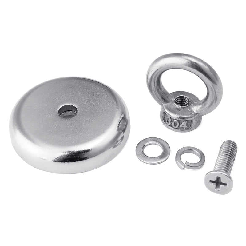 70KG D42mm Neodymium Recovery Fishing Magnet NJ42 Metal Sea River Treasure Recovery Magnet