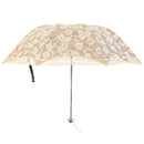 Women Sun Rain Umbrella Compact Lace Three Folding Anti-UV Waterproof Sunshade Umbrellas