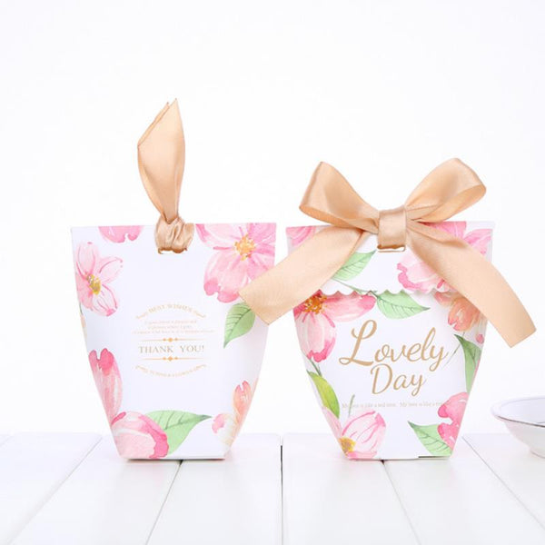 Creative Party Supplies Vase Candy Box Wedding Favors Gifts Storage Case