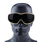 Wosport Tactical Glasses+Half Face Mask Removable Outdoor CS Military Protective Mask