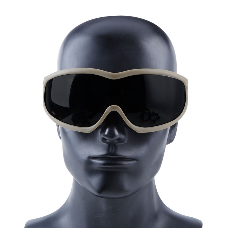 Wosport Tactical Glasses+Half Face Mask Removable Outdoor CS Military Protective Mask